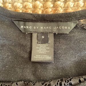 Marc by Marc Jacobs Black Lace Blouse